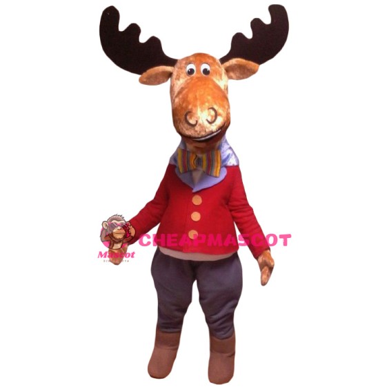 Superb Lightweight Moose Mascot Costume