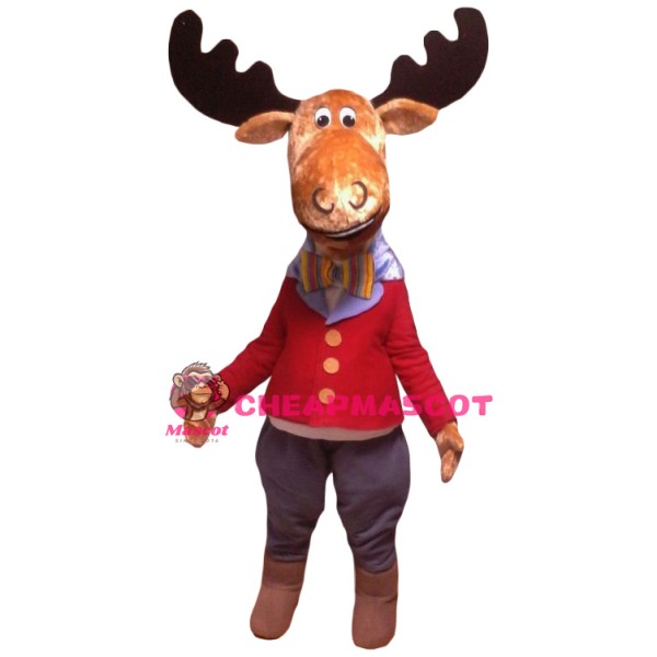 Superb Lightweight Moose Mascot Costume
