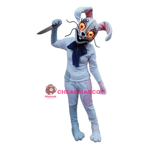 Superb Halloween Easter Bunny Mascot Costume