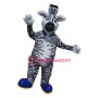 Superb Zebra Mascot Costume