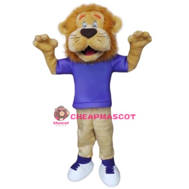 Superb Lightweight Sport Lion Mascot Costume
