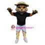 Superb Sport Leopard Mascot Costume