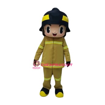 Lovely Lightweight Firemen Mascot Costume