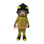 Lovely Lightweight Firemen Mascot Costume