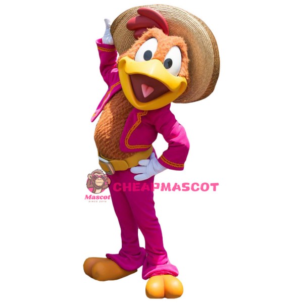 Panchito Pistoles Rooster Mascot Costume