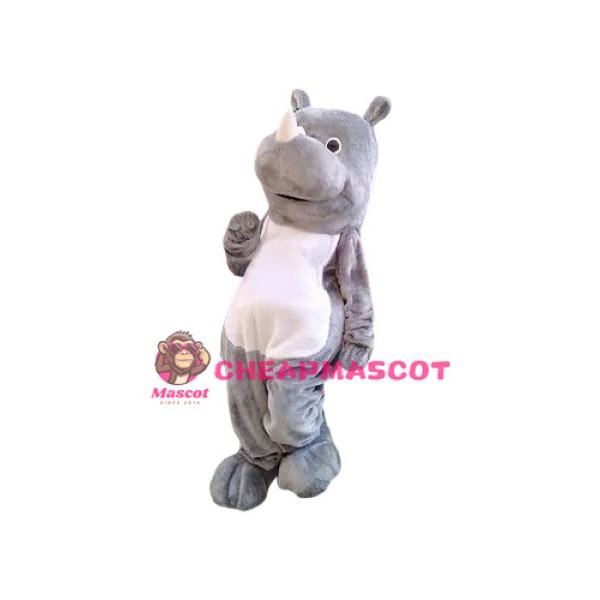 Lovely Rhino Mascot Costume