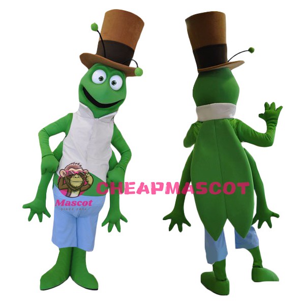 Superb Grasshopper Mascot Costume