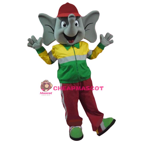 Elephant Boy Mascot Costume