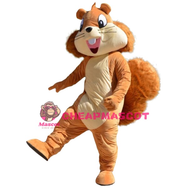 Affordable Happy Squirrel Mascot Costume