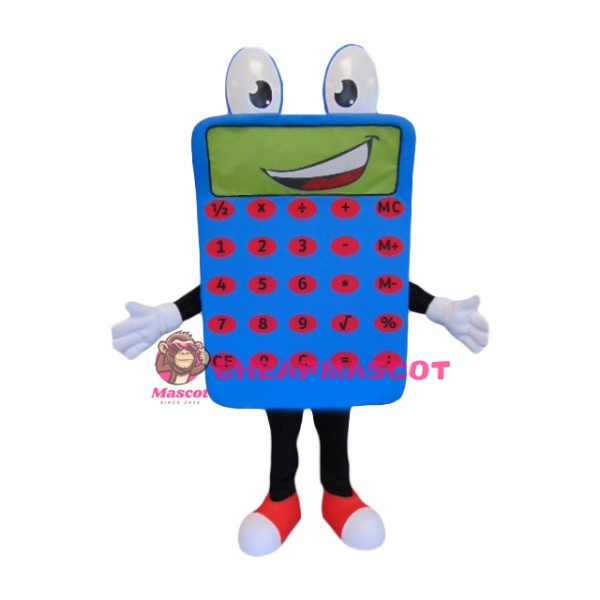 Superb Calculator Mascot Costume