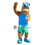 College Power Horse Mascot Costume