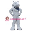 Superb Power Rhino Mascot Costume