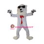 Cool White Lion Mascot Costume