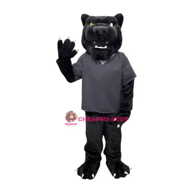 Sport Power Black Panther Mascot Costume