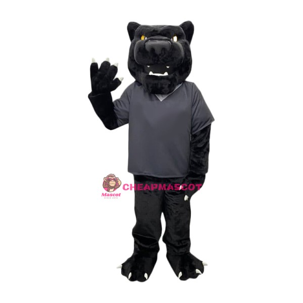 Sport Power Black Panther Mascot Costume