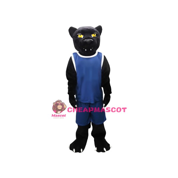 Yellow Eye Panther Mascot Costume