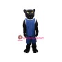 Yellow Eye Panther Mascot Costume