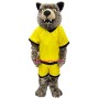 Friendly College Leopard Mascot Costume