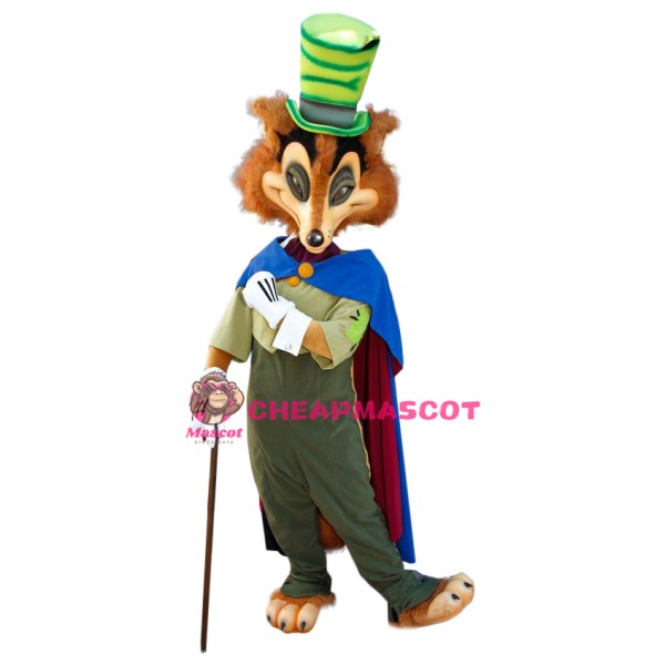 Superb Cartoon Fox Mascot Costume