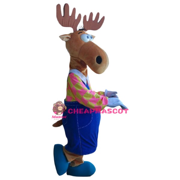 Funny Lightweight Moose Mascot Costume