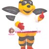 Young Cool Bee Mascot Costume