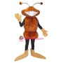 Happy Brown Ant Mascot Costume