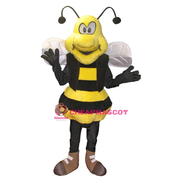 Friendly Lightweight Bee Boy Mascot Costume