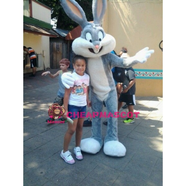 Friendly Bugs Bunny Mascot Costume