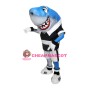 Sport Lightweight Blue Shark Mascot Costume