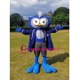 Superb College Blue Owl Mascot Costume