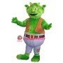 Friendly Green Monster Mascot Costume