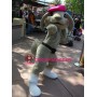 The Pink Beret Bunny Mascot Costume