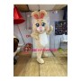 Beautiful Yellow Bunny Mascot Costume