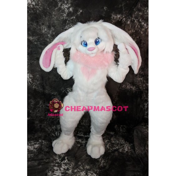 Lovely Lightweight White Rabbit Mascot Costume