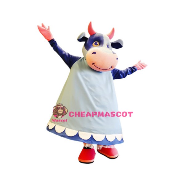 Superb Lightweight Cow Mascot Costume