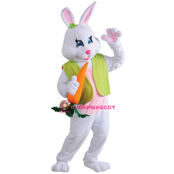 Friendly Easter Rabbit Bunny Mascot Costume