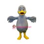 Friendly Blue Duck Mascot Costume