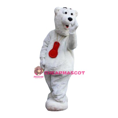 Cute Lightweight Polar Bear Mascot Costume