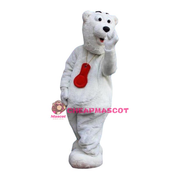 Cute Lightweight Polar Bear Mascot Costume