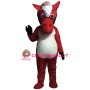 Affordable Red Horse Mascot Costume