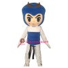 Superb Taekwondo Boy Mascot Costume