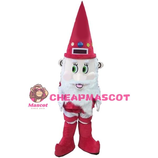 Friendly Christmas Elf Mascot Costume