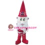 Friendly Christmas Elf Mascot Costume