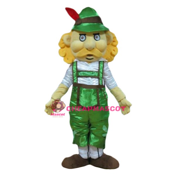 Farmer Human Mascot Costume