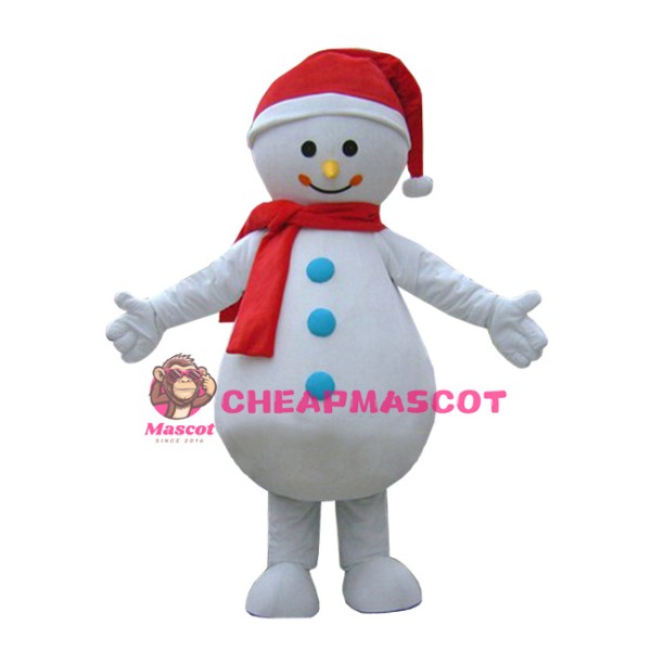 Affordable Snowman Mascot Costume