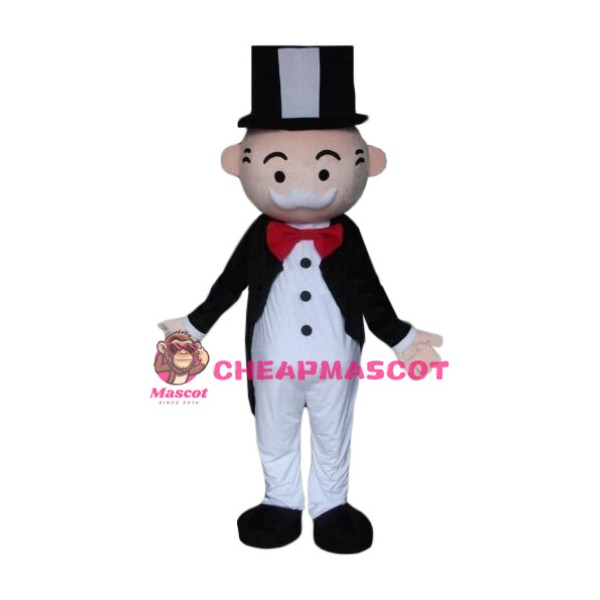 Superb Monopoly Man Mascot Costume
