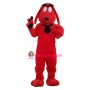 Affordable Lightweight Red Dog Mascot Costume