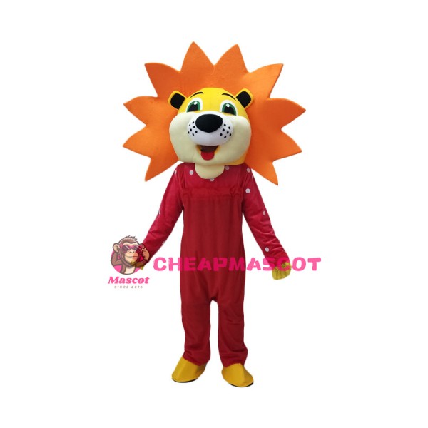 Happy Female Lion Mascot Costume