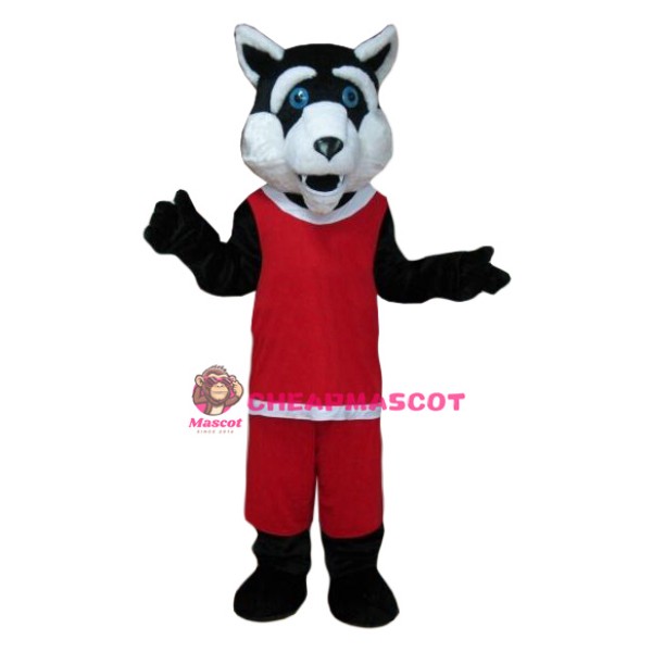 College Sport Lightweight Wolf Mascot Costume