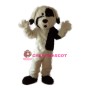 Lovely White & Black Dog Mascot Costume